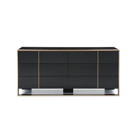 Nova Domus Cartier Black Brushed Bronze Dresser Com