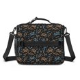 thumbnail image 2 of Game Controller Black Pattern Insulated Lunch Bag with Shoulder Strap and Bottle Holder,Bento School Lunch Bag Box,11x9.5x3.5 Inches, 2 of 5