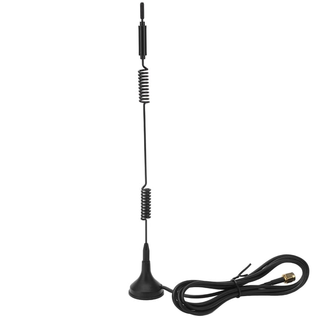 Antena de radio 5G Frecuencia completa 18DBI 600 a 6000 mhz Antena de señal de polarización vertical con base magnética para hogar inteligente