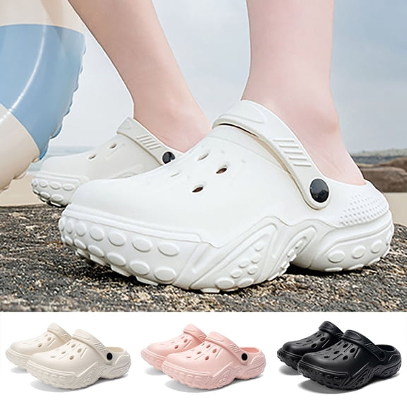 Tisuna Kids Clogs Boys Girls Garden Clogs Slip On Slides Sandals Beach Pool Indoor Outdoor Black Footwear