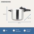 Zavor ZPot Stainless Steel Pressure Cooker 10 Quart & Canner for