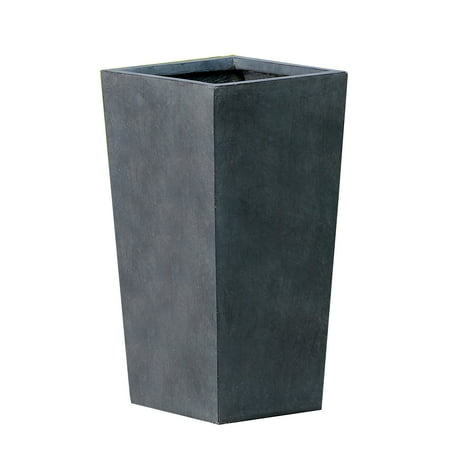 Tapered Stone Finish Tall Planter (Small)