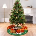 thumbnail image 6 of Christmas Tree Skirt With Snowflake Pattern And Three Drawstring Zippers For Secure Fit Under The Tree Festive Polyester Fabric Decoration For Floor Protection And Winter, 6 of 6