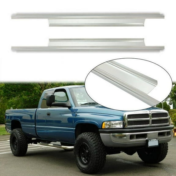 Kojem Slip-On Rocker Panel Kit for 94-2001 Dodge Ram 2 Door 1500 2500 3500 Extended Standard Club Regular Cab