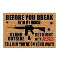 thumbnail image 2 of Firearms Mat Holiday Mat Welcome Door Mat Polyester Door Mat Polyester Carpet,Black,Polyester, 2 of 5