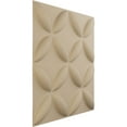 thumbnail image 2 of Ekena Millwork 19 5/8"W x 19 5/8"H Wallflower EnduraWall Decorative 3D Wall Panel, UltraCover Satin Smokey Beige (Covers 2.67 Sq. Ft.), 2 of 6