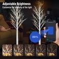 thumbnail image 4 of Árbol de abedul inteligente Aoycocr de 6 pies con 120 luces LED, 18 modos, paquete de 2, 4 of 8