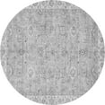 thumbnail image 1 of Ahgly Company Indoor Round Abstract Gray Modern Area Rugs, 8' Round, 1 of 4