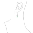 thumbnail image 2 of Bling Jewelry Womens BFF Celtic Love Knot Bezel Set CZ Fish Hook Dangle Earrings, 2 of 4