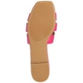 thumbnail image 5 of Journee Womens Arrina Wide Width Slip On Slide Flat Sandals, 5 of 9