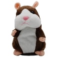 thumbnail image 1 of Kuymtek Cute Talking Hamster Mouse Plush Animal Doll Sound Record Toys (marrón Oscuro), 1 of 7