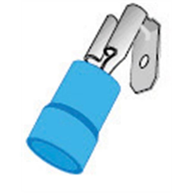 Blue Vinyl 1614 Gauge Quick Disconnect Piggyback Terminals 100 per
