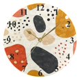 thumbnail image 5 of Spots Blocks Black 10 inch Wall Clocks Non Ticking Easy to Read Battery Decorative for Home Bathroom Kitchen Bedroom Living Room, 5 of 8