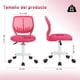 thumbnail image 4 of Silla para Niña, Color Rosa, Silla para Escritorio Ergonomica Giratoria HOMEMAKE FURNITURE Moderno, 4 of 6