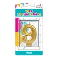 thumbnail image 1 of Velas de Cumpleaños Granmark No. 9 Dorada, 1 of 4