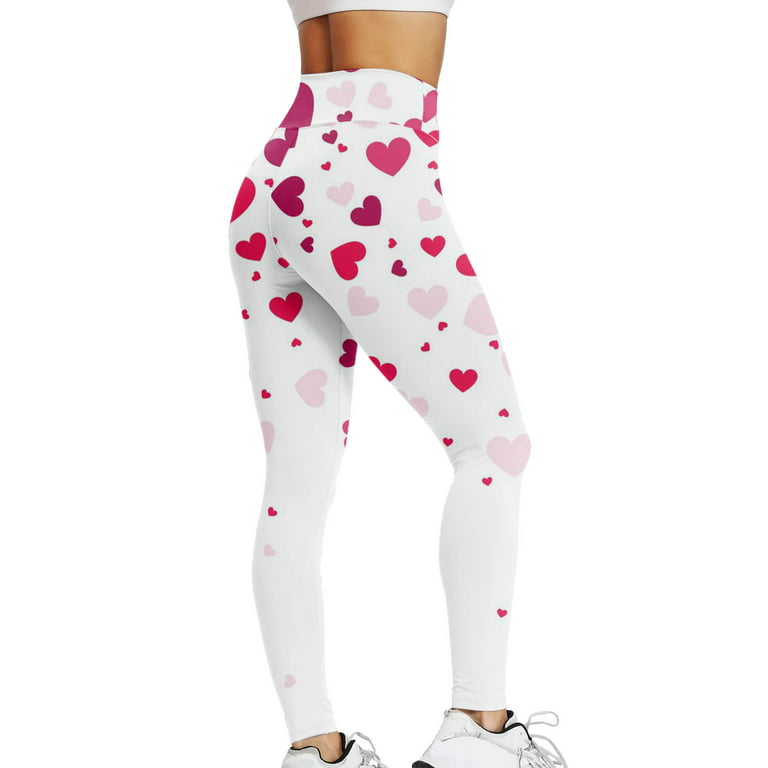 kpoplk Insulated Pants Women,Women's Elastic Shiny Leggings Pants High  Waisted Shining Sports Workout Leggings Tights(Hot Pink,L) 