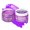 Purple, variant on Red by Kiss Tintation Temporary Hair Color Wax – Vivid Instant Color, Ultra Hold, Water & Sweat Resistant, Curly Hair Safe, Non-Drying & Damage-Free (Purple)