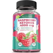 Raspberry Ketones 4000 mg Natural Dietary Food Supplement to Support Healthy Keto Diet for Men & Women, 120 Vegan Capsules