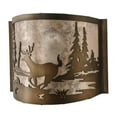 thumbnail image 3 of Meyda Tiffany 79898 Deer At Lake 8" Tall Wall Sconce - Copper, 3 of 3