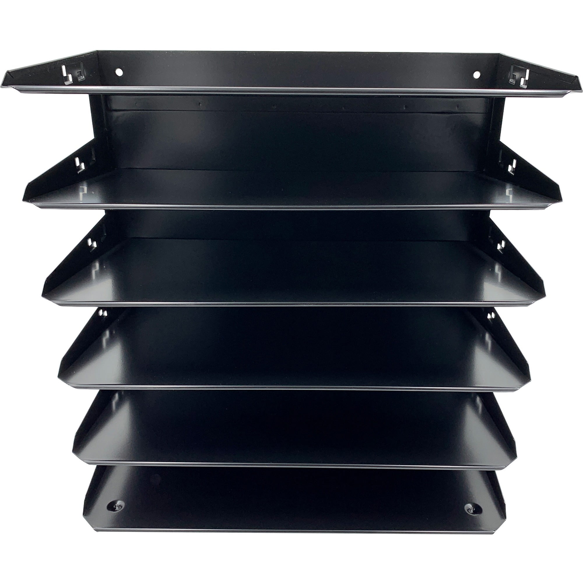 Huron, Horizontal Slots Desk Organizer, 1 Each, Black