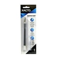 XACTO Gripster Knife, No. 1, AntiRoll, Rubber Handle, Black