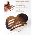 thumbnail image 4 of Hair Clip Flat Hair Clips for Women and Girls - Stylish Hair Clips for Thick Hair Hair Banana Barrettes for Styling Hair Accessories for Women (Pack of 2), 4 of 6