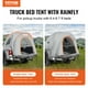 thumbnail image 2 of Carpa para camioneta VEVOR, carpa para camioneta de 6.4'-6.7' con capa para lluvia y bolsa de transporte, carpa impermeable para camión de doble capa PU2000mm, con capacidad para 2-3 personas, 2 of 9