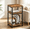 3 Tiers End Table, variant on Simple Trending Side Table, End Table Night Stand, 3 Tiers Shelf for Living Room, Rustic Brown
