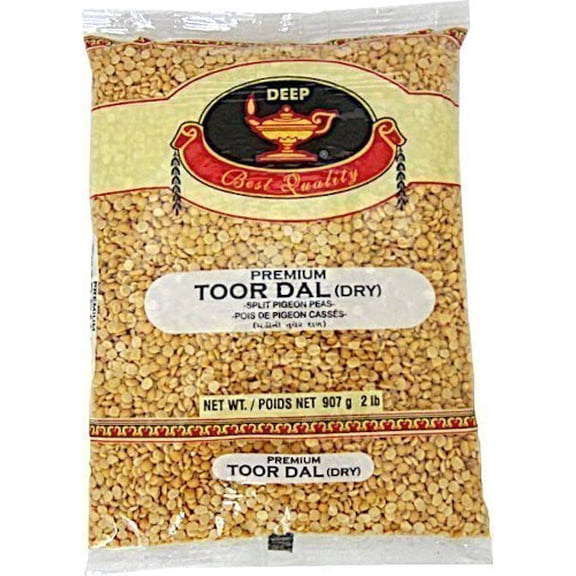 Deep Toor Dal - Dry - 2 lbs Pack of 2
