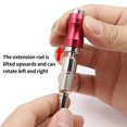 thumbnail image 4 of 145MM De Anillo MagnéTico Destornillador Taladro Herramienta De Mano Broca Varilla De ExtensióN Soporte De Cambio RáPido Negro + Juego De Plata, 4 of 5