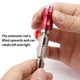 thumbnail image 4 of 145MM De Anillo MagnéTico Destornillador Taladro Herramienta De Mano Broca Varilla De ExtensióN Soporte De Cambio RáPido Negro + Juego De Plata, 4 of 5