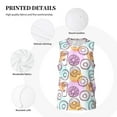 thumbnail image 6 of Easygdp Donuts and Coffee Men's Mesh Basketball Jersey Quick Drying Sleeveless Shirts Fitted Muscle Tank Tops Sport Round Neck T-Shirt - 3X-Large, 6 of 9
