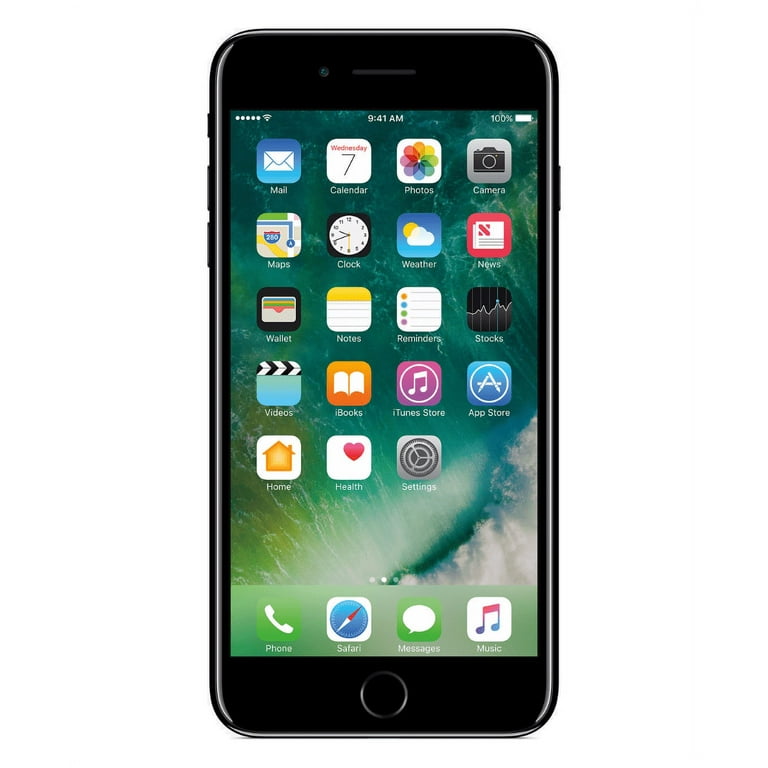 iPhone7 plus Jet black 128G アップルストア購入品