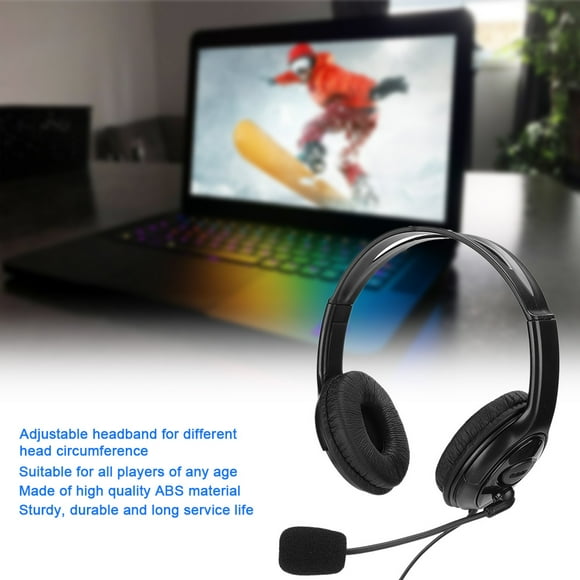 Call Headphone, Headset, Comfortable Adjustable ABS Headphone, for , Black with White Box Packaging