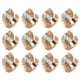 thumbnail image 1 of Paquete de 12 anillos para servilletas, anillo para servilleta con forma de plumas, Material de acero inoxidable, 1 of 5