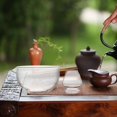 thumbnail image 1 of Juego de té con tazón de vidrio, soporte Chasen para iniciar la del tazón de té Matcha, soporte para batidor Matcha con boquilla vertedora, Estilo A, 1 of 8