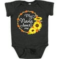 thumbnail image 3 of Inktastic My Nana Loves Me with Sunflower Wreath Boys or Girls Baby Bodysuit, 3 of 5