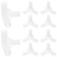 thumbnail image 5 of WEUVEB 25Pcs Plastic Canopy Tent Connector White Three Way Pipe Fitting for Outdoor Tents, 5 of 8