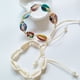 thumbnail image 5 of Granjero Gordo Pulsera tejida con conchas para mujer, tobillera bohemia, joyería para pies de playa para fiesta (estilo L), 5 of 5