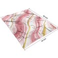 thumbnail image 4 of Pink and Gold Marble Texture Blanket,Comfortable Soft Flannel Throw Blanket,All Season,Warm Lightweight Blankets for Sofa Bed Couch Living Room Chair,60"x80"(150x200cm), 4 of 4