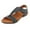 Grey, variant on Fukaraa Women's Arch Support Sandals Orthotic Slip-On Adjustable Open Toe Casual Beach