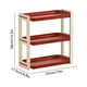 thumbnail image 3 of Organizador y dispensador de escritorio de 3 niveles | Estante para correo y especias para encimeras de cocina, baño u oficina | Estante de almacenamiento de plástico fácil de montar, 3 of 6