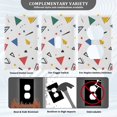 thumbnail image 3 of Yayeee Toggle Light Switch Wall Plate 1-Gang 4.5"x2.7" Home Decorative Outlet Cover, Colorful Geometric, 3 of 7