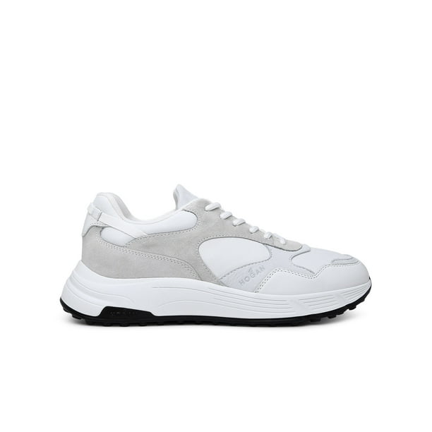 HYPERLIGHT WHITE LEATHER BLEND SNEAKERS - Walmart.com