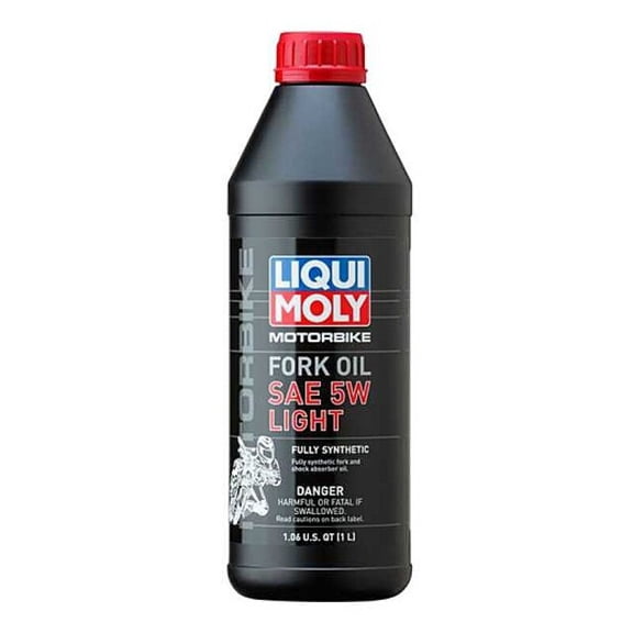 LIQUI MOLY 1L Motorbike Fork Oil SAE 5W Light