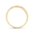 thumbnail image 3 of FB Jewels 10kt Yellow Gold Mens Round Diamond Wedding Band Ring 1/8 Cttw Size 11.5, 3 of 4