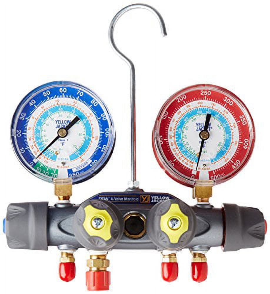 Mechanical Manifold Gauge Set,4-Valve 49983
