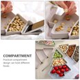 thumbnail image 5 of PAMINGONO 2Pcs Pink Plastic Christmas Tree Shape Christmas Snack Plate for Holiday Parties, 5 of 8