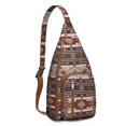 thumbnail image 1 of Artistic Ethnic Daypack - Lightweight Anti-Theft Sling with Vintage Patterns, 1 of 4