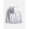 thumbnail image 2 of Athletic Works Toddler Girls Fleece Hoodie and Barrel Leg Pants Set, 2 Piece, Sizes 12M-3T, 2 of 3